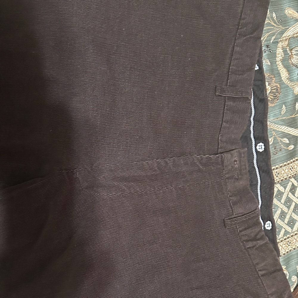 Haggar Men's Corduroy Pants - Brown